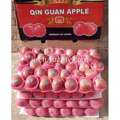 ახალი Qinguan ვაშლის ერთად ზოლის ფერი